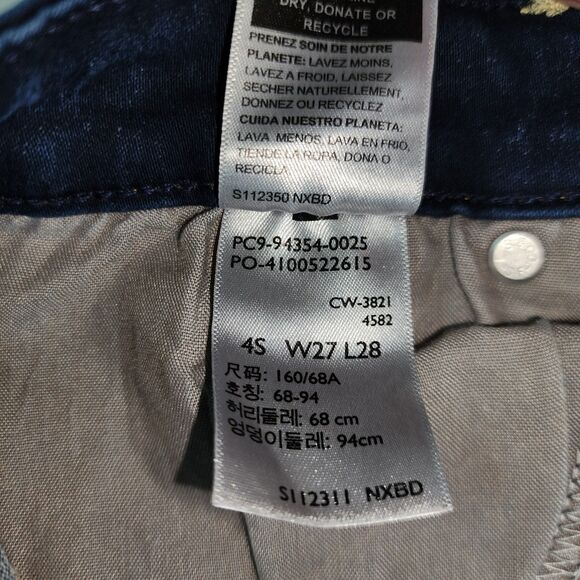 Levi Strauss Signature Gold Mid-Rise Skinny Jeans Sz 4S - Picture 7 of 13